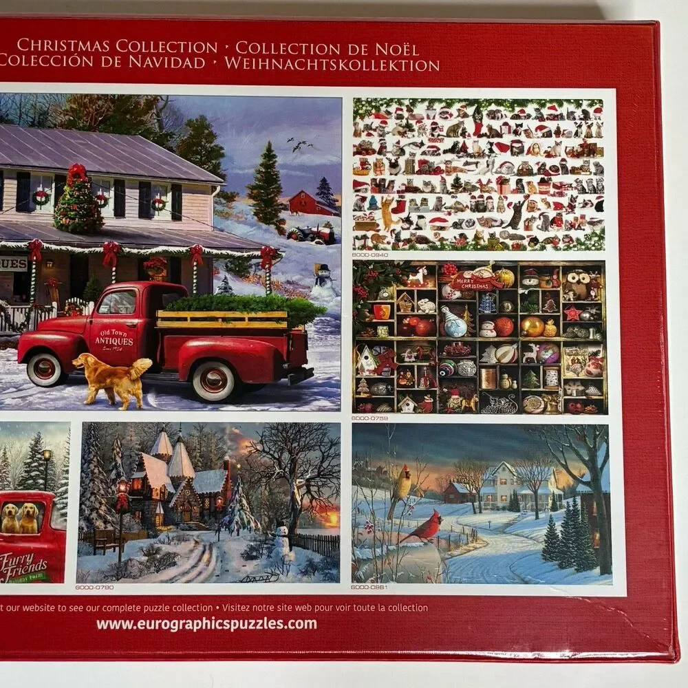 Eurographics Colorful Frosty 1000 Piece Puzzle Ray Heere Snowman NEW SEALED